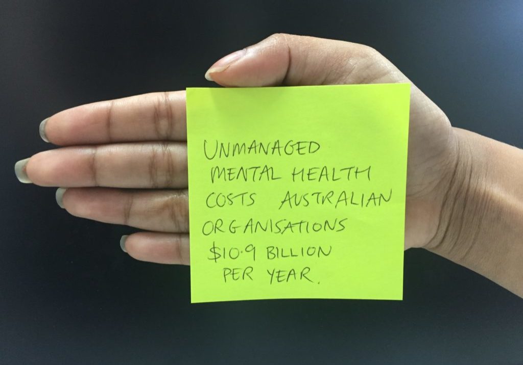 Mental health costs to organisation 2